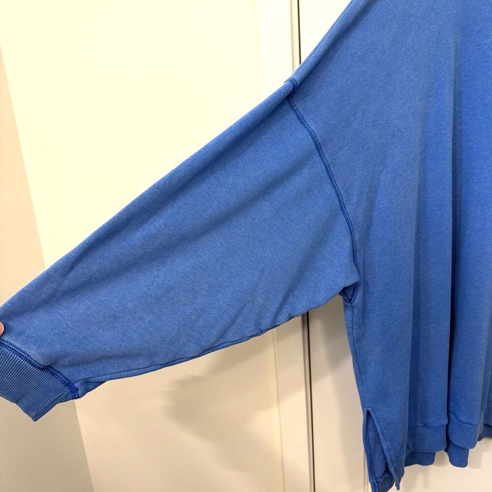 American Eagle Blue Ahh-Mazingly Soft Jegging Fit Sweatshirt XXL 2XL Comfy Cozy - Picture 3 of 12